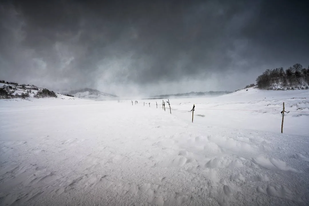 Storm @ Campotosto #igersitalia #fotobastardi #winter #naturelovers #love_unite